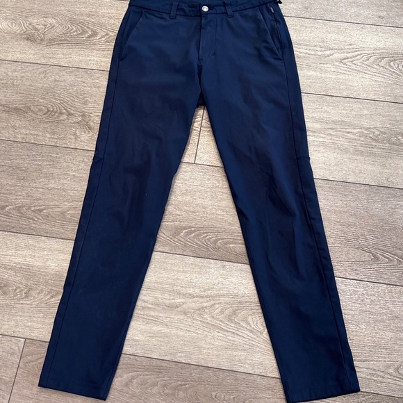 lululemon athletica Other - Lululemon Commission Slim‎ Fit Pants Mens 31 Navy Blue ABC Technical Chino Golf